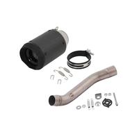 Pour Z750 Z 750 2007-2014 Systèmes D'échappement Pour Motos Modifier Le Silencieux Mid Link Pipe No DB Killer(A)