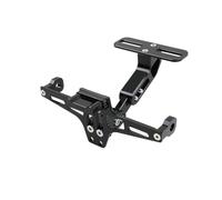 pour Z800 pour Z1000 pour Z750R pour Versys 650 Support Plaque D'immatriculation Moto avec Lumière LED Éliminateur Garde-Boue Queue Bien Rangé Support Plaque(Le Noir)