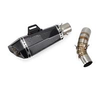 Pour Z900 2020 2021 Slip-on 51mm Silencieux D'échappement De Moto Moyen Lien Tuyau Évasion Avec DB Killer(2)