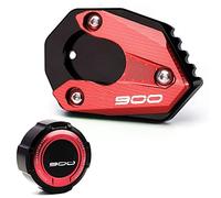 Pour Z900 Z900RS Z900SE Capuchon de réservoir de moto Support de pied Couvercle de support latéral Plaque de support CNC Agrandisseur Pad Extension Pad(Bleu)
