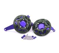 pour Z900 ZR900 Moteur Couvercle Anti-Chute Couvercle Latéral Bloc Anti-Chute De Tête Couvercle De Protection Plaque Protection Châssis Moteur(Blue Set)