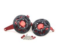 pour Z900 ZR900 Moteur Couvercle Anti-Chute Couvercle Latéral Bloc Anti-Chute De Tête Couvercle De Protection Plaque Protection Châssis Moteur(Red Set)