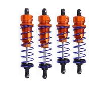 Pour Zd Course Pour Hsp Pour Redcat Hongnor Lrp Pour Hpi Pour Hobao 1/10 92 Mm 105 Mm Amortisseurs Avant Et ArrièRe Rc VéHicule Tout-Terrain Amortisseurs Modèles(Orange)