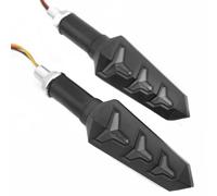 Pour ZRX1200 2009-2018 Pour ER-6N 2012-2016 Pour ER-6F 2006-2015 Pour NINJA650 2012-2020 Pour NINJA400 2018-2020 Clignotant Séquentiel Avant Arrière Clignotants Moto