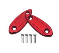 Pour ZX-6R 2009-2012 ZX-25R 2020-2022 Capuchon De Trou De Rétroviseur De Moto Couvercle De Rétroviseur Entraîné(rouge)