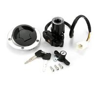 pour ZX-6R 636 pour Z1000SX 2011-2016 1 Jeu Serrure Couvercle Réservoir Carburant Commutateur D'allumage Moto Interrupteur D'allumage