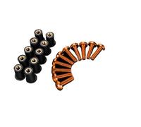 Pour ZX10R 2008-2023 7R 1996-2023 12R 2000-2023 Pour ZX14R Pour ZZR1400 2006-2023 10 Pièces Boulons De Fixation M5 Pour Pare-brise De Moto Pièces