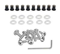 Pour ZX6R ZX10R ZX9R ZX14R ZX250R ZX600R ZX650R Carrosserie De Moto Carénage Pare-brise Écrous De Fixation Boulons 5 Mm Moto Fixations Vis Kit de boulons