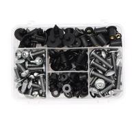 Pour ZX7R ZX9R ZX10R ZX14R ZX6R ZX12R ZZR1400 GTR1400 Kit Complet De Boulons De Carénage Clips Boulons De Pare-brise Ecrous Pour M5 M6 Kit de boulons