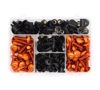 Pour ZX7R ZX9R ZX10R ZX14R ZX6R ZX12R ZZR1400 GTR1400 Kit Complet De Boulons De Carénage Clips Boulons De Pare-brise Ecrous Pour M5 M6 Kit de boulons