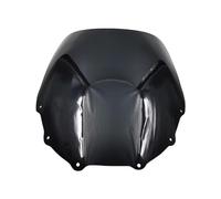 pour ZZ-R400 pour ZZR 400 1989 1990 1991 1992 Pare-Brise Avant Protection Déflecteur Capot Tempête Réglable Brise Moto(Black)