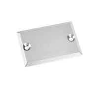 pour ZZR600 2002 2003 2004 2005 Moto CNC Bouchon De Coupe D'Huile Couvercle De Maître-Cylindre du Liquide De Frein Avant Réservoir Liqui Frein(White)