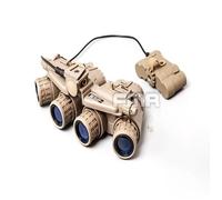 pour723 - casque Airsoft tactique Gpnvg, 18 lunettes de Vision nocturne, modèle Nvg + support en Nylon L4G24