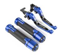 POURBMW F800GT 2013-2016 Leviers De Frein Et D'embrayage Réglables Pour Moto, Boutons Guidon, Extrémités Poignées(BLEU)