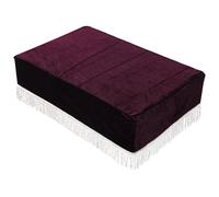 Pourpre Housse de Banc de Piano Élégante, Lavable, en Velours Vintage | Franges Décoratives et Couvre-pieds Amovibles, pour Pianistes, Récitals à Domicile, Finition Soignée