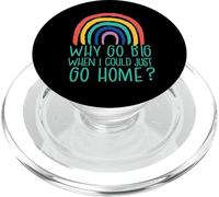 Pourquoi Aller à la Maison ? Introvert Friend Meme PopSockets PopGrip pour MagSafe
