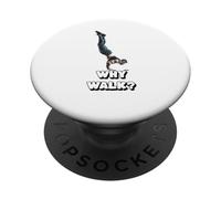 Pourquoi Aller ? Homme Fait Main Stand athlète Cadeaux PopSockets PopGrip Adhésif