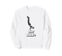 Pourquoi Aller ? Homme Fait Main Stand athlète Cadeaux Sweatshirt