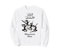 Pourquoi Aller Quand tu Peux Danser Aussi Cadeaux Danseuse Sweatshirt