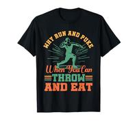 Pourquoi Courir et vomir Quand Vous Pouvez Jeter des Coups Amusants pour Hommes T-Shirt