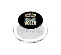 Pourquoi Courir Quand tu Peux Voler Humour Natation PopSockets PopGrip pour MagSafe
