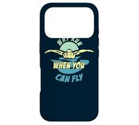 Pourquoi Courir Quand Vous Pouvez Voler Un Nageur Papillon Coque pour iPhone 17 Pro