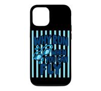 Pourquoi Courir Quand Vous Pouvez Voler Une équipe de Natation Amusante Coque pour iPhone 12/12 Pro