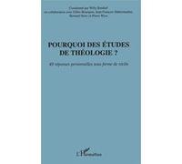 Pourquoi Des Études De Théologie?