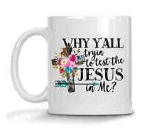 Pourquoi Essayez-Vous De Mettre À L'Épreuve Ma Foi En Jésus ? Aquarelle Mug Céramique Tasse Pratiques Tasses À Thé Pour Chocolat Chaud Boissons Chaudes Espresso 330Ml