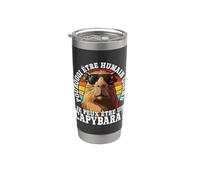 Pourquoi Être Humain Quand Je Peux Être Un Capybara? Gobelet isotherme en acier inoxydable double paroi