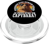 Pourquoi Être Humain Quand Je Peux Être Un Capybara? PopSockets PopGrip pour MagSafe