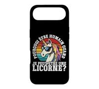 Pourquoi Être Humain Quand Je Peux Être Une Licorne? Coque pour iPhone Air