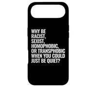 Pourquoi être raciste, sexiste, homophobe ou transphobe Coque pour iPhone Air