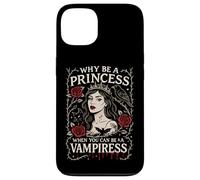 Pourquoi être Une Princesse Quand Vous Pouvez être Un Art Gothique Vampire Coque pour iPhone 13