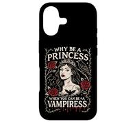 Pourquoi être Une Princesse Quand Vous Pouvez être Un Art Gothique Vampire Coque pour iPhone 17