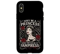 Pourquoi être Une Princesse Quand Vous Pouvez être Un Art Gothique Vampire Coque pour iPhone X/XS