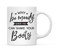 Pourquoi Faire La Tête Quand On Peut Se Déhancher ? Mug Pratiques Mug À Café Céramique Tasses À Thé Pour Travail Maison L'École 330Ml