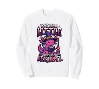 Pourquoi Hex a Little When You Can Hexalotl Funny Axolotl Witch Sweatshirt