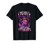 Pourquoi Hex a Little When You Can Hexalotl Funny Axolotl Witch T-Shirt