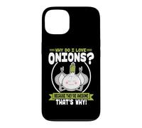Pourquoi J'aime Les oignons - Cute Onion Lover Coque pour iPhone 13