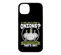 Pourquoi J'aime Les oignons - Cute Onion Lover Coque pour iPhone 14 Plus