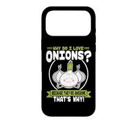 Pourquoi J'aime Les oignons - Cute Onion Lover Coque pour iPhone 17 Pro Max