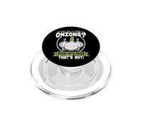 Pourquoi J'aime Les oignons - Cute Onion Lover PopSockets PopGrip pour MagSafe