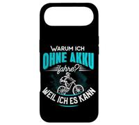 Pourquoi Je Fais sans Batterie Parce Que Je Peux l'utiliser Contre Le vélo électrique. Coque pour iPhone Air