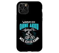 Pourquoi Je Fais sans Batterie Parce Que Je Peux l'utiliser Contre Le vélo électrique. Coque pour iPhone 11 Pro