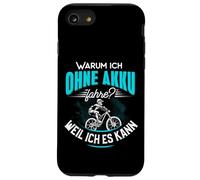 Pourquoi Je Fais sans Batterie Parce Que Je Peux l'utiliser Contre Le vélo électrique. Coque pour iPhone SE (2020) / 7/8