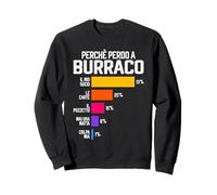 Pourquoi Je perds à Burraco Excuses drôles Jeu de Cartes Sweatshirt
