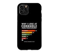 Pourquoi Je perds à Cornhole Statistiques Officielles Amusantes Coque pour iPhone 11 Pro
