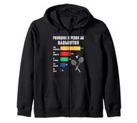 Pourquoi Je perds au Badminton Joueur de Badminton Bad Drôle Sweat à Capuche