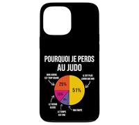 Pourquoi Je perds au Judo Judoka Art Martial Japonais Humour Coque pour iPhone 13 Pro Max